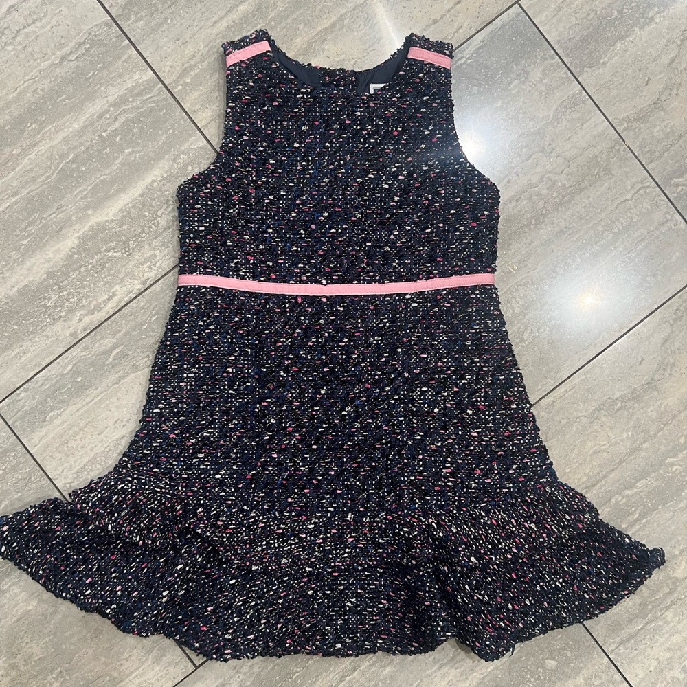 JANIE AND JACK MULTICOLOR TWEED DRESS